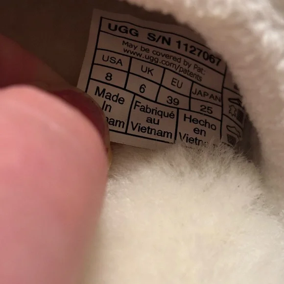 UGG Treadlite White Chunky Platform Slides Women’s Size 8 - Picture 5 of 8